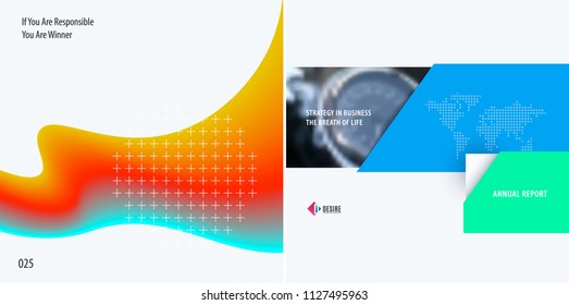 Set of modern design abstract templates. Creative business background with colourful fluid gradient shapes for promotion, banner, brand printing, business, decoration, branding