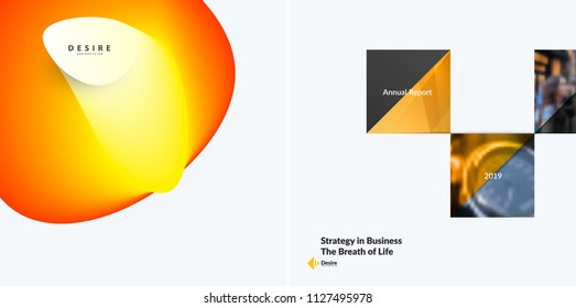 Set of modern design abstract templates. Creative business background with colourful fluid gradient shapes for promotion, banner, brand printing, business, decoration, branding