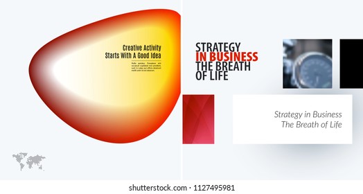 Set of modern design abstract templates. Creative business background with colourful fluid gradient shapes for promotion, banner, brand printing, business, decoration, branding