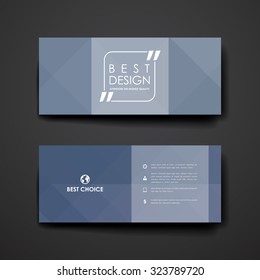 Set of modern design banner template in abstract style. Beautiful design and layout