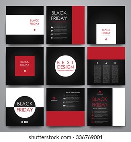 Set of modern design banner template in sale style. Beautiful design and layout