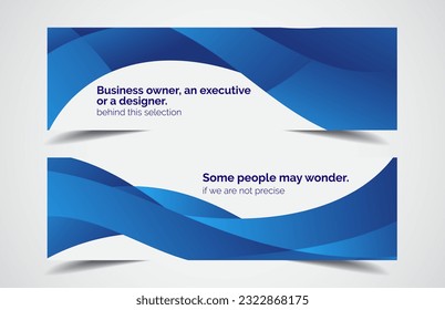 Set of modern design - Vector web banners design background or header templates, horizontal advertising business banner.