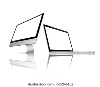 Set of modern digital devices