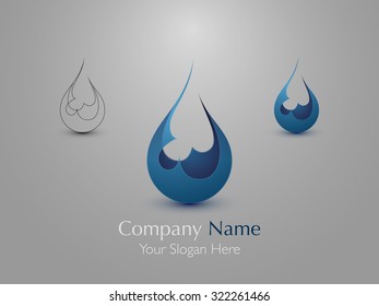 Set of modern fire logo design. Icon design. Vector illustration