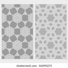 set of modern floral pattern. Seamless vector illustration. for interior design, printing, wallpaper, invitation.