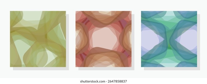 Conjunto de formas abstratas modernas e futuristas ilustração gráfica. Vetor formas contemporâneas ideias de pano de fundo para banner, têxtil, decoração de casa, laminados, embrulho de presente. Ilustração vetorial.