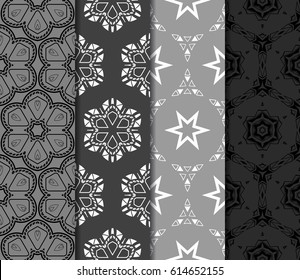 set of modern geometric pattern of small square and triangular elements. vector illustration set of modern geometric pattern of small square and triangular elements. vector illustration