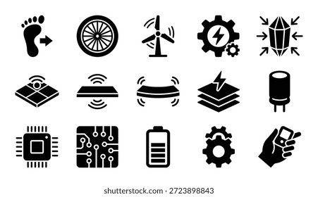 Conjunto de materiales modernos de alta tecnología y tecnologías de la ciencia de la nanotecnología. Los materiales de innovación describen la colección de los Elementos.