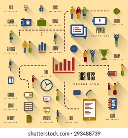 Set of modern icon for applications, webdesigns, flyers, brochures. Vector design elements.