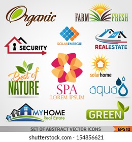 Set of modern icons. Graphic Design Editable For Your Design.  
