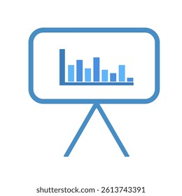 A set of modern infographic icons for business, finance, and education topics. Designed in a flat style with blue gradient tones, suitable for dashboards, slides, and data presentations.