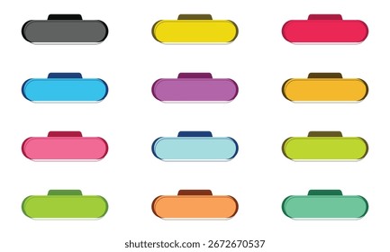 Conjunto de Anuncios modernos de infografía 