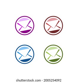 Set of Modern Mail icons, envelope symbol vector design in different color