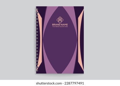 Conjunto de plantillas modernas de diseño de portada para portátiles