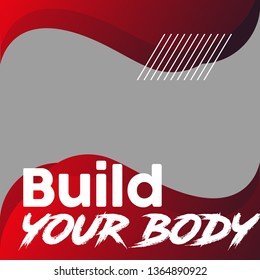 Set of modern promotion square web banner for social media mobile apps