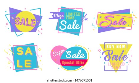 Set of modern promotion vector for social media. Elegant sale and discount promo backgrounds.Sale promotion template, voucher, discount, season sale.