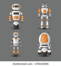 Modernes Design für Robot-Vektorillustration