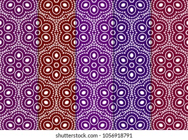 Set of modern seamless pattern background. Vector illustration for design. Abstract geometric. Fashion design, print, wallpaper