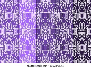 Set of modern seamless pattern background. Vector illustration for design. Abstract geometric. Fashion design, print, wallpaper and ornament.