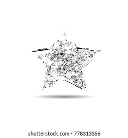 Set of Modern Shape Stamps Collection,Grunge Stars. Banners, Insignias , Logos, Icons, Labels and Badges Set. vector design element