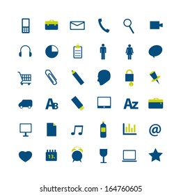 Set of modern social media icon. 