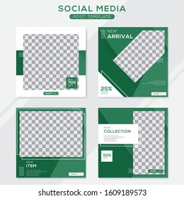 Set modern square editable banner template. Minimalist design. Suitable for social media post and web. Vector illustration with photo college.