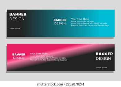 Set of modern style backgrounds. Design for banner, business, cover.