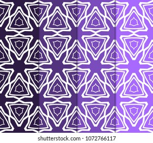 set of modern stylish geometry hexagonal seamless pattern art deco background. Luxury texture for wallpaper, invitation. Vector modern illustration and design ornament.