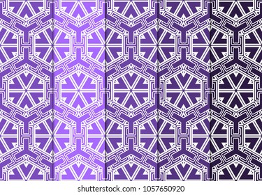 set of modern stylish geometry seamless pattern art deco background. Luxury texture for wallpaper, invitation. Vector ornament design illustration.