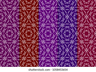 set of modern stylish geometry seamless pattern art deco background. Luxury texture for wallpaper, invitation. Vector illustration.