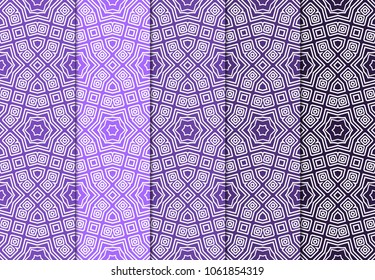 set of modern stylish geometry seamless pattern art deco background. Luxury texture for wallpaper, invitation print.