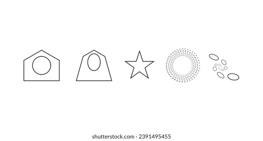 Set von modernen, dünnen Linien-Symbolen. Line isolierte Schilder für mobile und Web. Qualitativ hochwertige Piktogramme. Lineare Symbole setzen Business, Medizin, Set von modernen, dünnen Linien-Symbolen. isolierte Trennzeichen für Mob