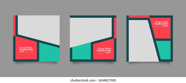 Set of Modern trendy covers idea. Editable simple info banner shop. Slides for app, web design digital style for social media pack. Square handpicked beauty posts, brochure layout design. pr promo