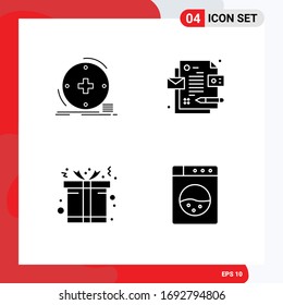 Set of Modern UI Icons Symbols Signs for clinical; christmas; healthcare; design; machine Editable Vector Design Elements