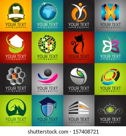 Set of Modern Vector Icons. Graphic Design Editable For Your Design.  