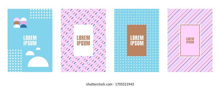 Set von modernem Web-Banner-Design-Hintergrund. Vorlagen für kreative Banner-Kopfzeilen.