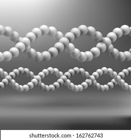 set molecules spheres abstract background . molecular structure 