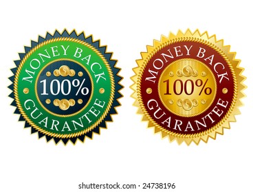 conjunto de dinero de vuelta pegatinas muy detalladas