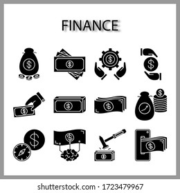 Set of money and currency appreciation,business strategy isolated on white background for web design