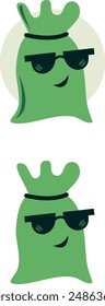 a set of money icons