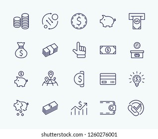 Doodle Finance Banking Budget Icons Set Stock Vector (Royalty Free ...