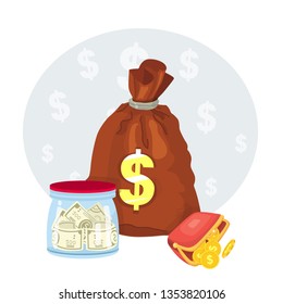 set of money vector