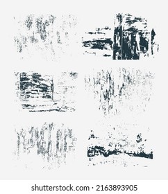 Set of monochrome abstract vector grunge textures.