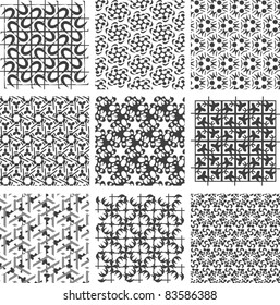 Pixel Fade Pattern Square Halftone Set Stock Vector (Royalty Free ...