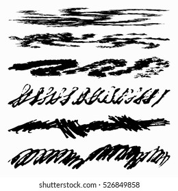 Set of monochrome grunge texture beautiful collection
