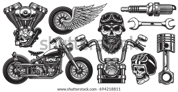 6,309 Skull Riding Motorcycle Images, Stock Photos & Vectors 