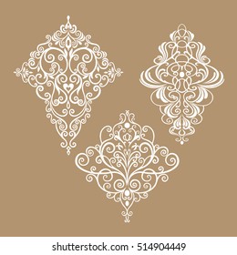 Set monograms. Could be used for logo, tattoo, monogram, web-design, decoration, etc.