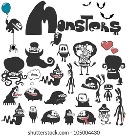 Set of monsters