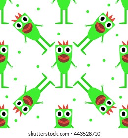 set of monsters in Flete muzzle funny children painted different pattern