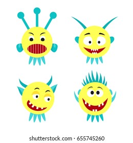 Set of monsters isolated